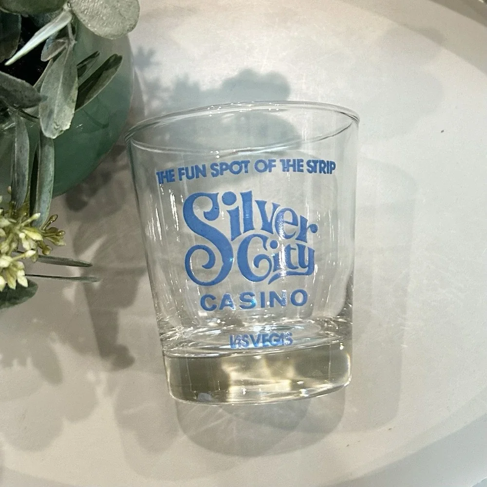 Vintage Silver City Casino Glass Las Vegas 